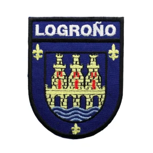 Parche Bordado – Escudo de Logroño (España)