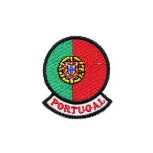 Emblema Bordado – Portugal Bandeira Redonda