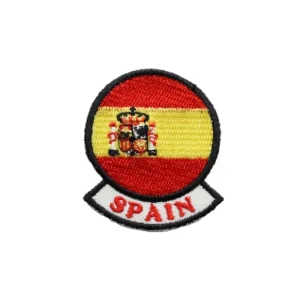 Parche Bordado – Bandera España Redonda – Spain