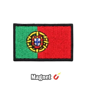 Emblema Magnético Bordado – Bandeira de Portugal (Íman)