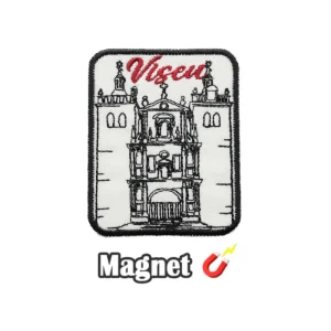 Emblema Magnético Bordado – Sé de Viseu (Íman)