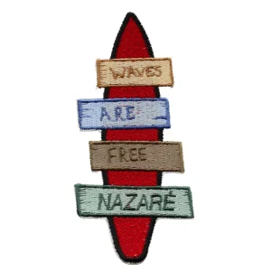 Emblema Bordado – Waves Are Free Nazaré