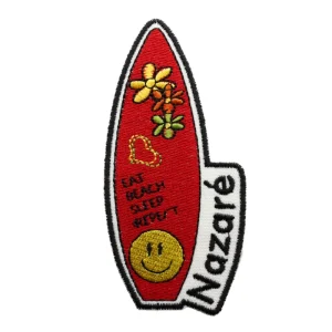 Emblema Bordado – Nazaré – Prancha de Surf