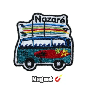 Emblema Magnético Bordado – Nazaré – Go Surf (Íman)