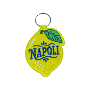 Porta-Chaves Bordado Limão Napoli – Itália