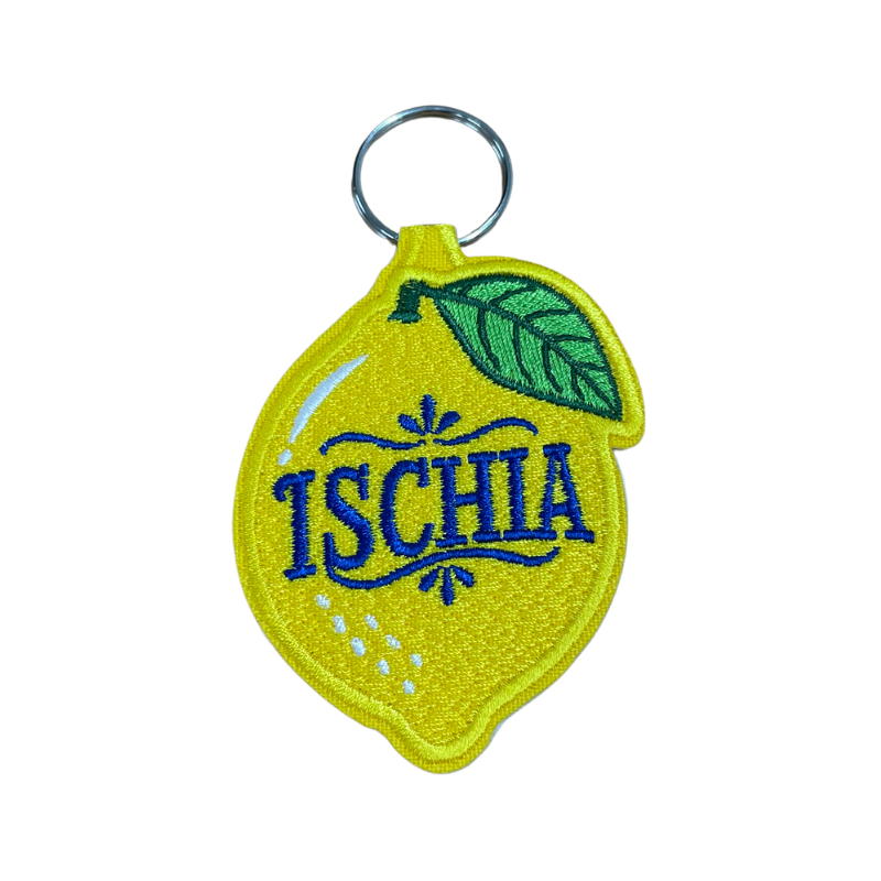 Porta-Chaves Bordado Limão Ischia – Itália - Image 2