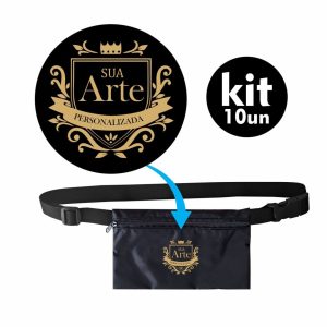 Kit 10 Doleiras Pretas 20x12cm **PERSONALIZADAS**
