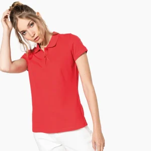 Polo de Senhora Manga Curta Malha Piqué