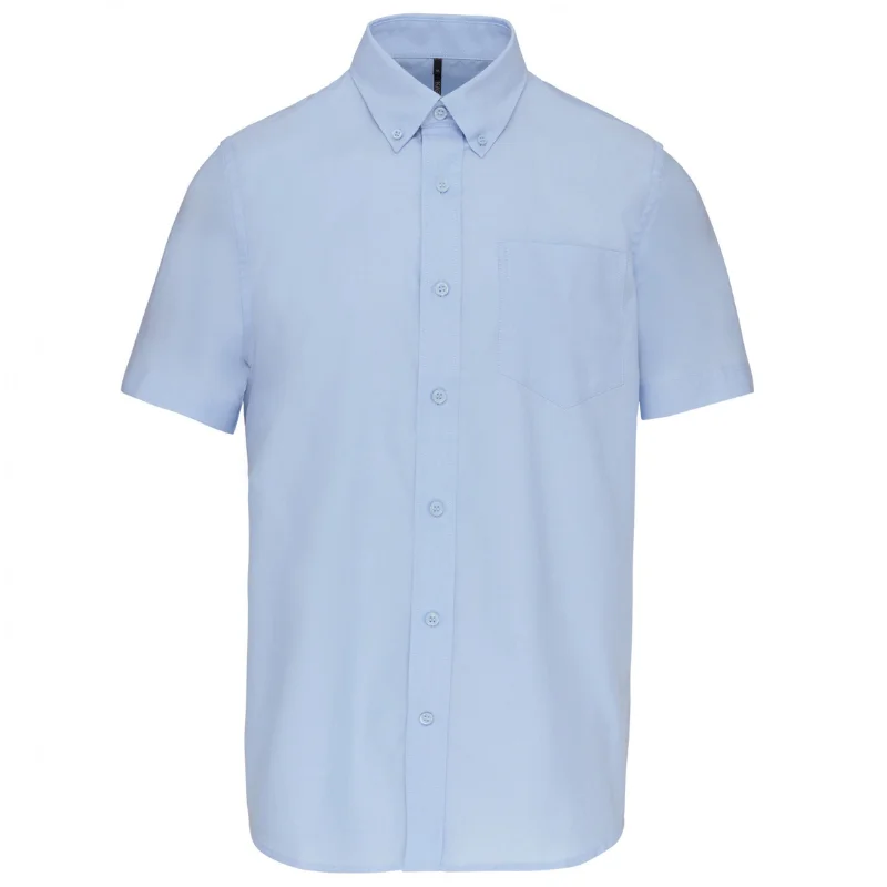 Camisa Manga Curta em Oxford de Tratamento Fácil - Image 3
