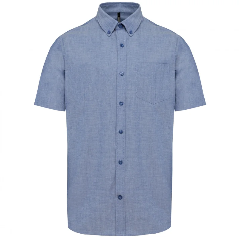 Camisa Manga Curta em Oxford de Tratamento Fácil - Image 4