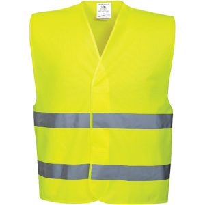 Colete alta visibilidade amarelo