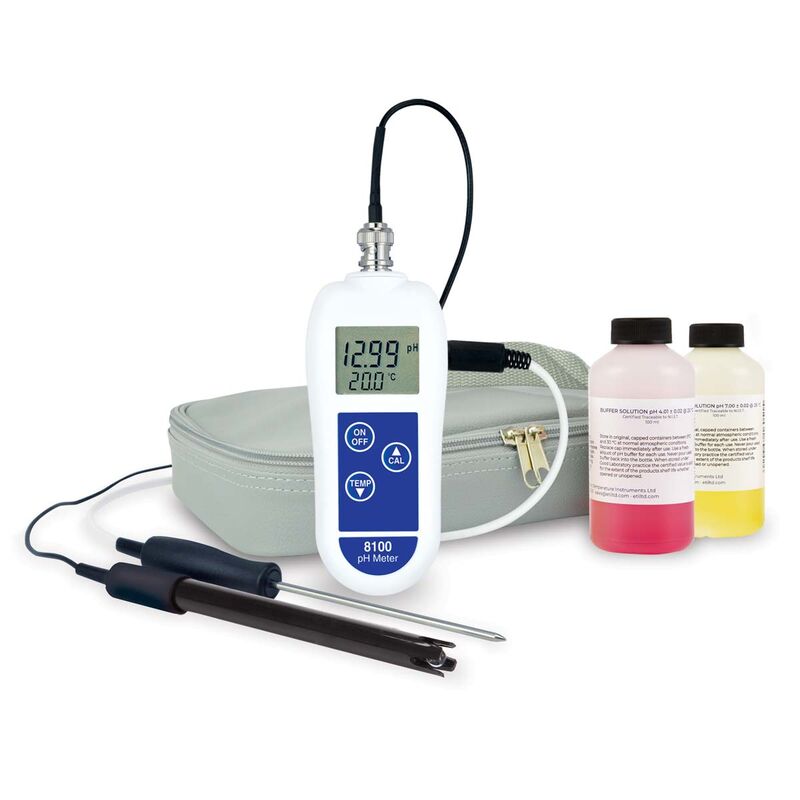 Kit medidor pH e temperatura 8100