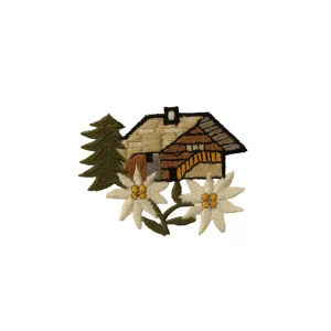 Emblemas Natureza Flor Casa com flores Austriacas