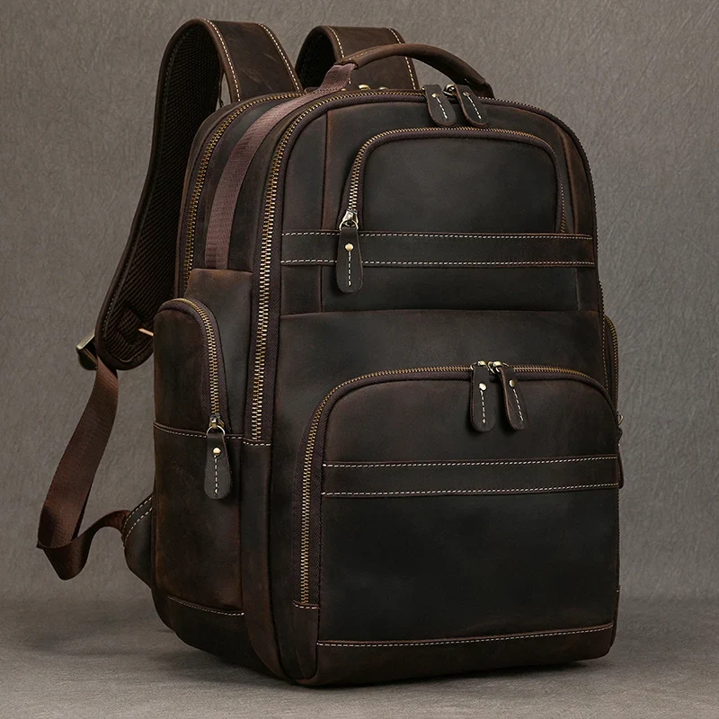 Mochila de Couro Masculina Executiva Prime para Notebook! - Image 4