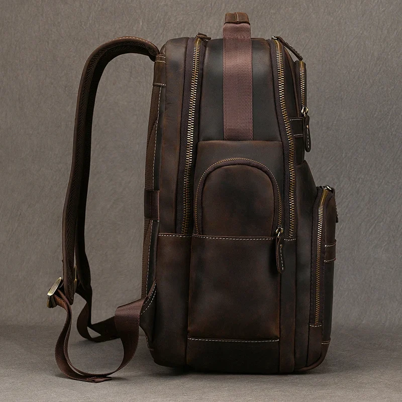 Mochila de Couro Masculina Executiva Prime para Notebook! - Image 5