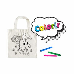 Ecobag 20×22 Páscoa Colorir
