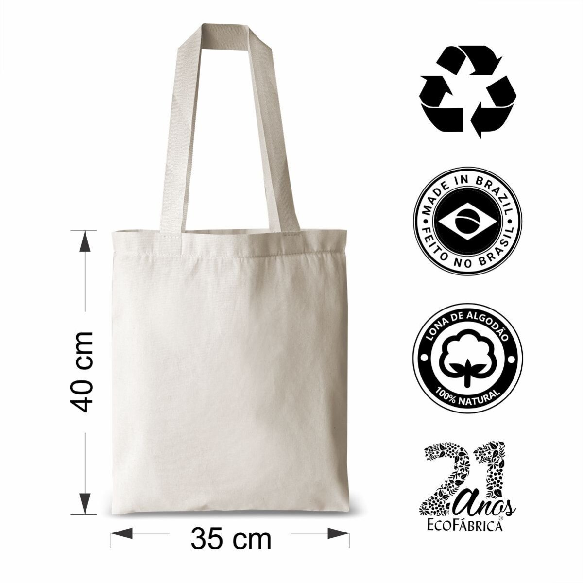 EcoBag Algodão Cru 35×40 Dia da Mulher - Image 7
